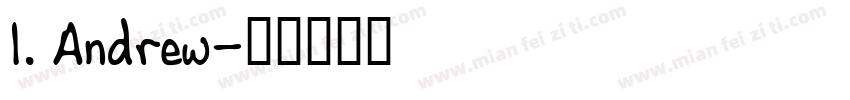 1. Andrew字体转换